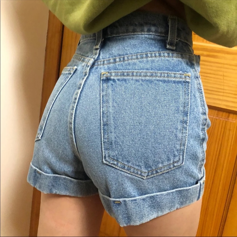 American Apparel Denim Shorts Size 24